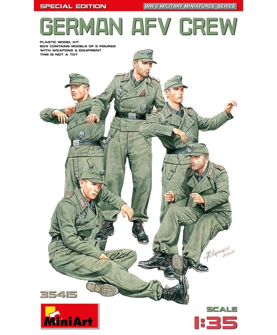 MiniArt GERMAN AFV CREW. SPECIAL EDITION 1/35
