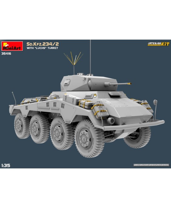 MiniArt Sd.Kfz.234/2 WITH “LUCHS” TURRET 1/35