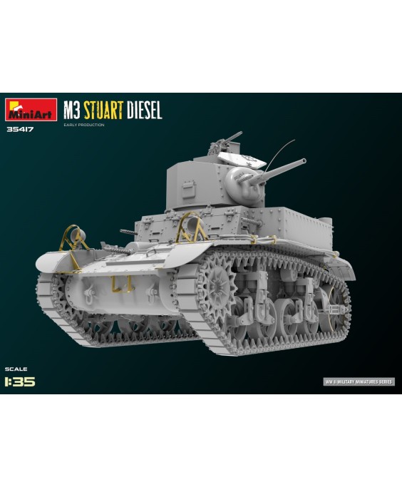 MiniArt M3 STUART DIESEL. EARLY PRODUCTION 1/35
