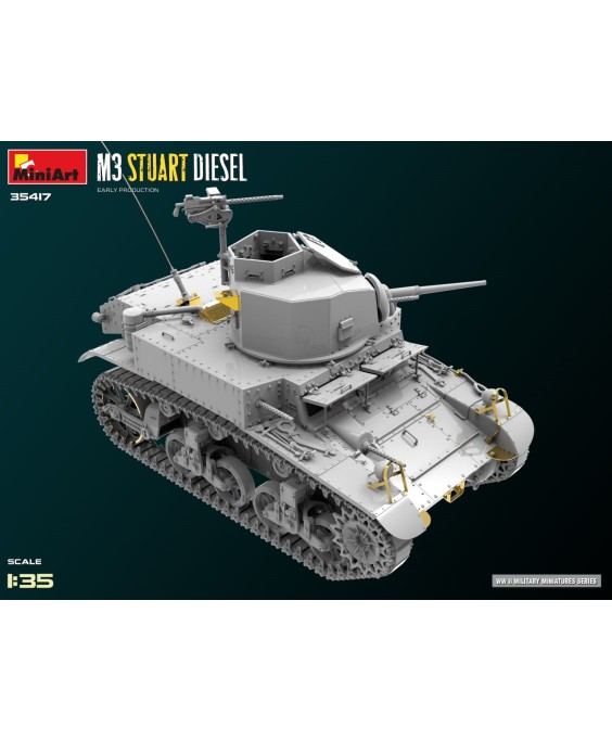 MiniArt M3 STUART DIESEL. EARLY PRODUCTION 1/35