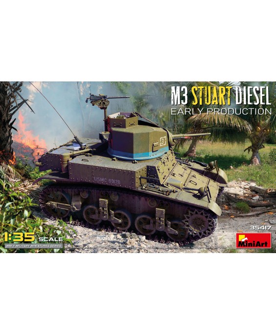 MiniArt M3 STUART DIESEL. EARLY PRODUCTION 1/35