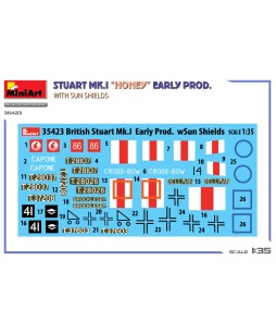 MiniArt Stuart Mk.I Honey Early Prod. w/Sun Shields 1/35