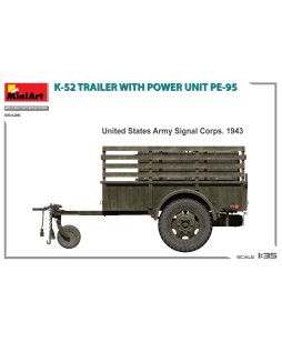 MiniArt K-52 TRAILER w/POWER UNIT PE-95 1/35
