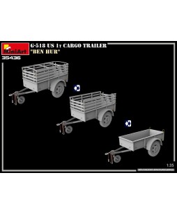 MiniArt G-518 US 1t CARGO TRAILER “BEN HUR” 1/35
