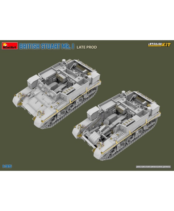 MiniArt BRITISH STUART Mk. I LATE PROD. INTERIOR KIT 1/35