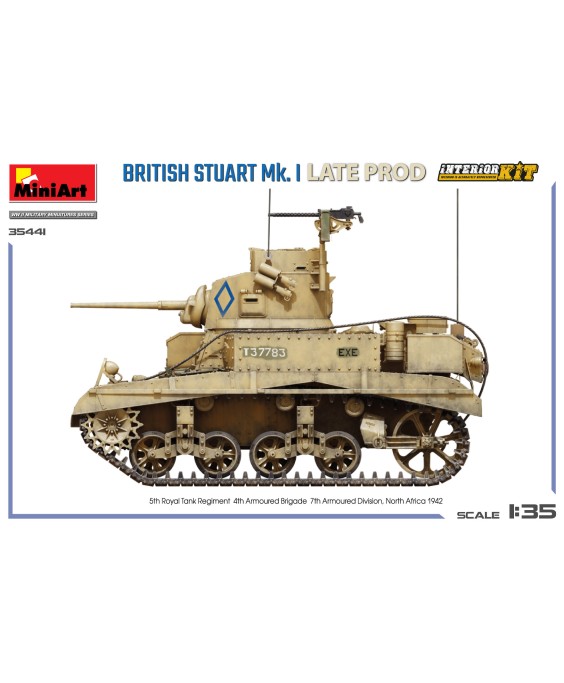 MiniArt BRITISH STUART Mk. I LATE PROD. INTERIOR KIT 1/35