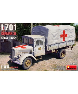 MiniArt modelis L701 GERMAN 3T CARGO TRUCK 1/35