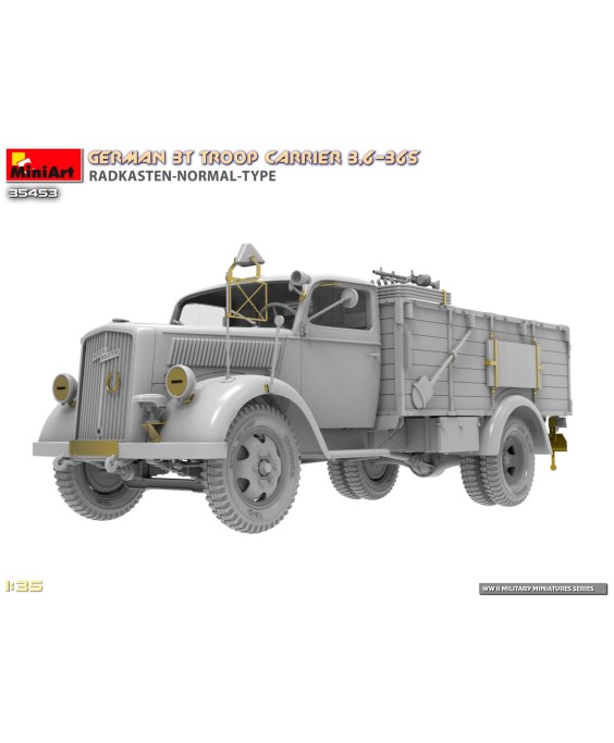 MiniArt GERMAN 3T TROOP CARRIER 3,6-36S RADKASTEN-NORMAL-TYPE 1/35