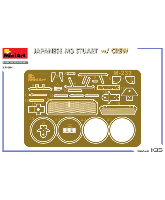 MiniArt JAPANESE M3 STUART w/CREW 1/35