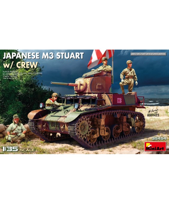 MiniArt JAPANESE M3 STUART w/CREW 1/35