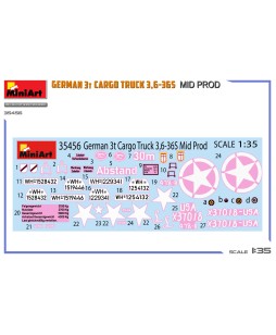 MiniArt GERMAN 3T CARGO TRUCK 3,6-36S MID PROD 1/35