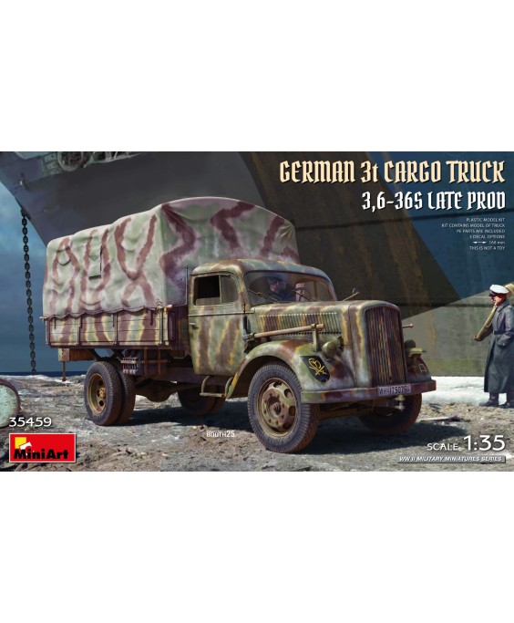 MiniArt GERMAN 3t CARGO TRUCK 3.6-36S LATE PROD 1/35