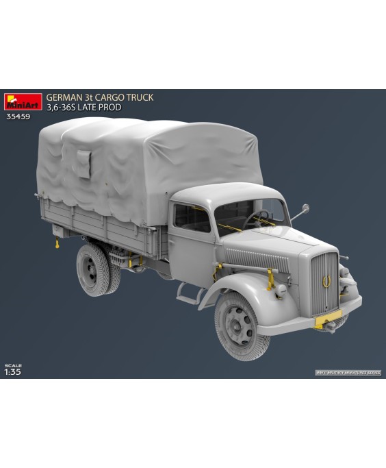 MiniArt GERMAN 3t CARGO TRUCK 3.6-36S LATE PROD 1/35