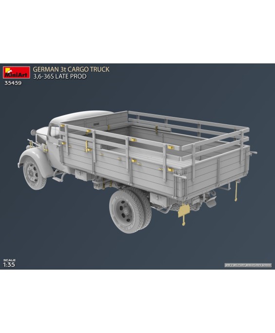 MiniArt GERMAN 3t CARGO TRUCK 3.6-36S LATE PROD 1/35