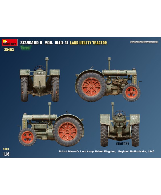 MiniArt LAND UTILITY TRACTOR STANDARD N “Green” Mod. 1940-41 1/35