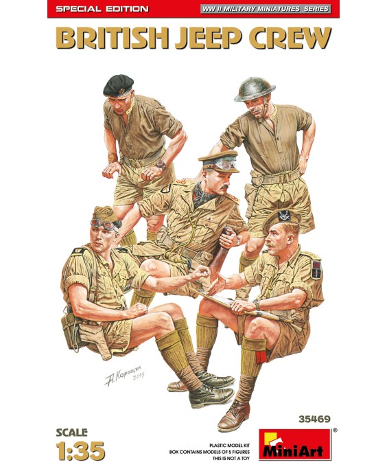 MiniArt BRITISH JEEP CREW. SPECIAL EDITION 1/35