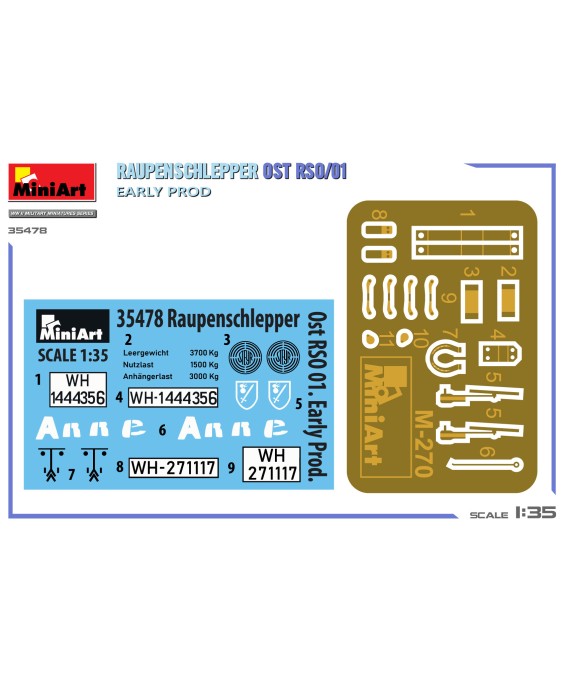 MiniArt RAUPENSCHLEPPER OST RSO/01. EARLY PROD 1/35