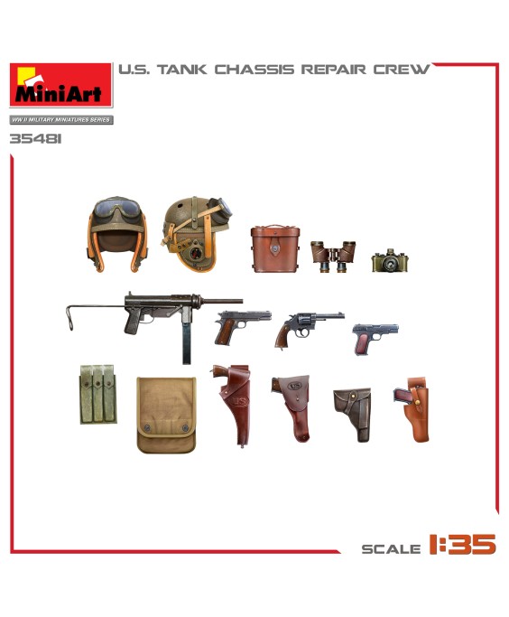 MiniArt U.S. TANK CHASSIS REPAIR CREW 1/35