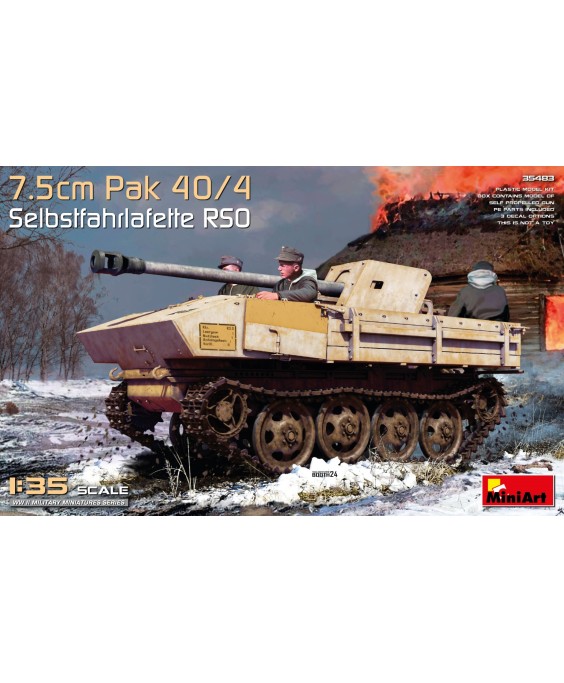 MiniArt 7.5cm Pak 40/4. Selbstfahrlafette RSO 1/35