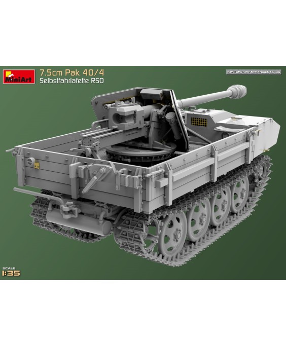 MiniArt 7.5cm Pak 40/4. Selbstfahrlafette RSO 1/35