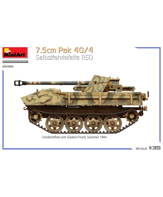 MiniArt 7.5cm Pak 40/4. Selbstfahrlafette RSO 1/35