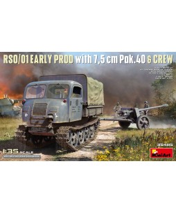 MiniArt RSO/01 EARLY PROD. with 7,5 cm Pak.40 & CREW 1/35