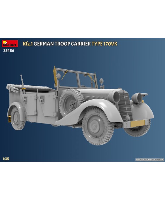 MiniArt Kfz.1 German Troop Carrier Type 170VK 1/35
