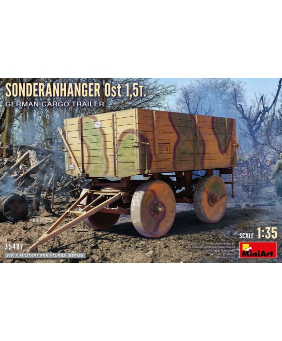 MiniArt Sonderanhanger Ost 1.5t. German Cargo Trailer 1/35