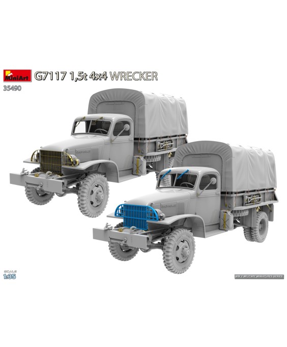 MiniArt G7117 1,5T 4×4 WRECKER 1/35
