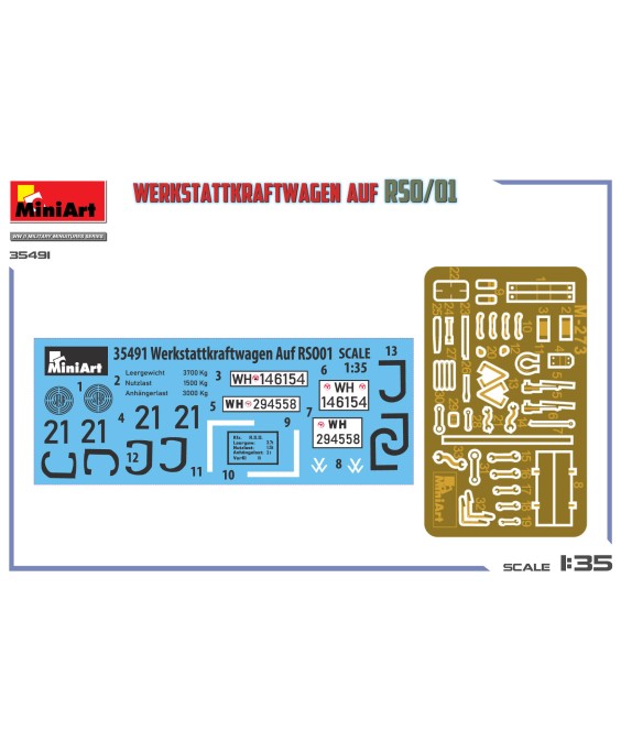 MiniArt Werkstattkraftwagen Auf RSO/01 1/35