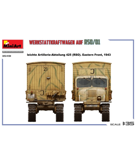 MiniArt Werkstattkraftwagen Auf RSO/01 1/35