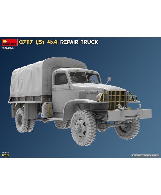 MiniArt G7117 1.5t 4×4 REPAIR TRUCK 1/35