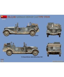 MiniArt KFZ.2/40 GERMAN REPAIR CAR TYPE 170VK 1/35