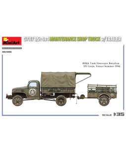 MiniArt G7117 1,5t 4X4 MAINTENANCE SHOP TRUCK W/TRAILER 1/35