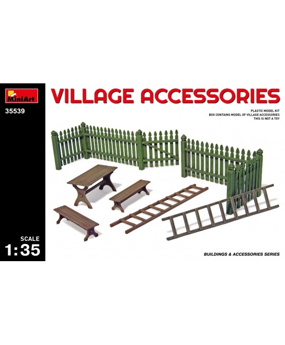 MiniArt VILLAGE ACCESSORIES 1/35