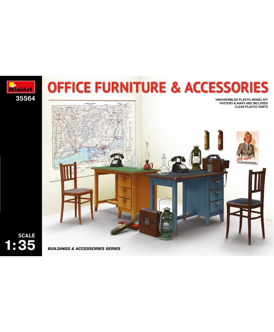 MiniArt OFFICE FURNITURE & ACCESSORIES 1/35