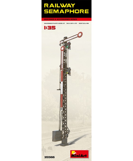 MiniArt modelis Railway Semaphore 1/35