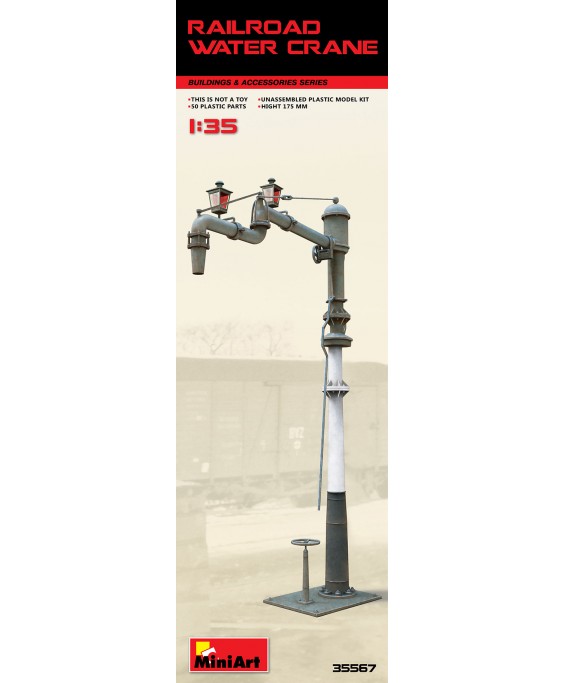 MiniArt RAILROAD WATER CRANE 1/35