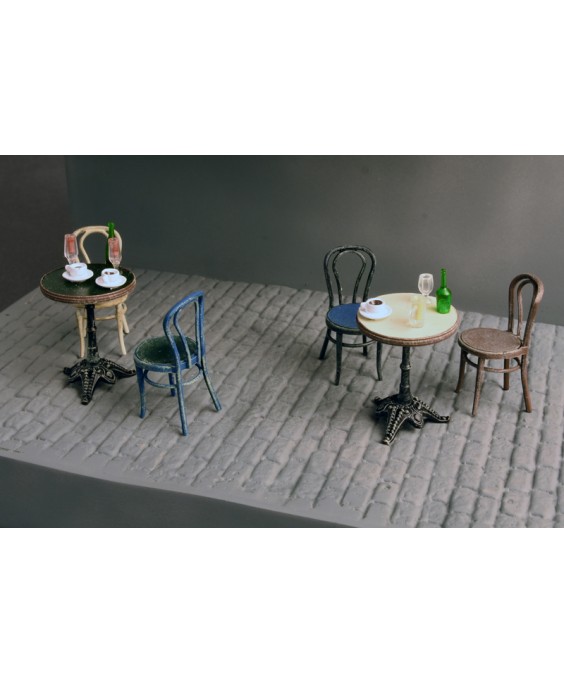 MiniArt CAFE FURNITURE & CROCKERY 1/35 MiniArt CAFE FURNITURE & CROCKERY 1/35