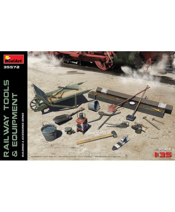 MiniArt RAILWAY TOOLS & EQUIPMENT 1/35