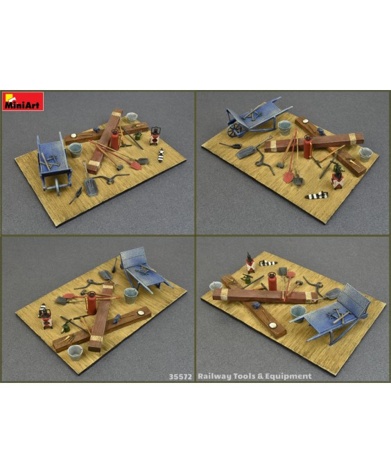 MiniArt RAILWAY TOOLS & EQUIPMENT 1/35