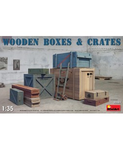 MiniArt modelis Wooden Boxes & Crates 1/35