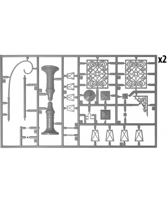 MiniArt ACCESSORIES FOR BUILDINGS 1/35