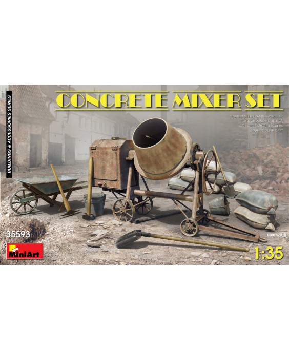 MiniArt CONCRETE MIXER SET 1/35