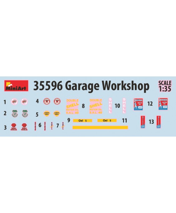 MiniArt  Garage Workshop 1/35