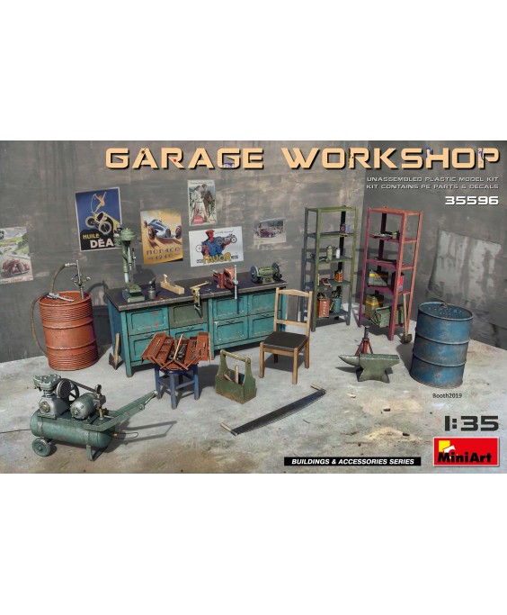 MiniArt  Garage Workshop 1/35