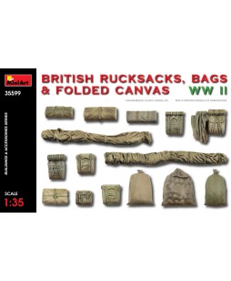 MiniArt BRITISH RUCKSACKS, BAGS & FOLDED CANVAS WW2 1/35