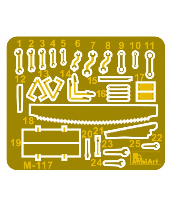MiniArt modelis Tool Set 1/35