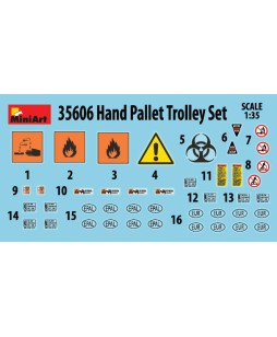 MiniArt HAND PALLET TRUCK SET 1/35