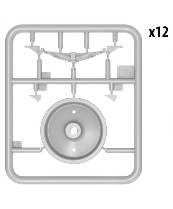 MiniArt modelis Railroad Wheels 1/35